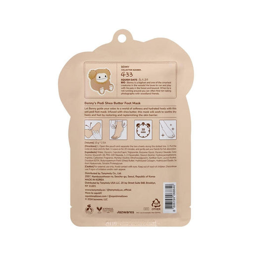 Squishmallows Benny's Pedi Foot Mask