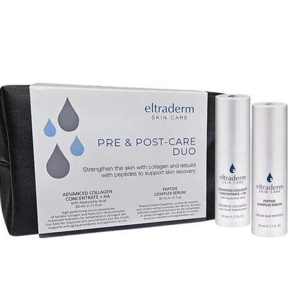 Advanced Collagen Concentrate + HA and Peptide Complex Serum. Strengthen the skin with collagen and rebuild with peptides to support skin recovery