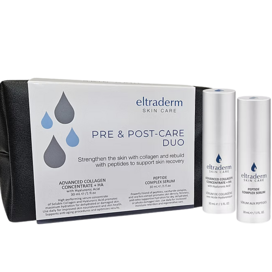 Advanced Collagen Concentrate + HA and Peptide Complex Serum. Strengthen the skin with collagen and rebuild with peptides to support skin recovery