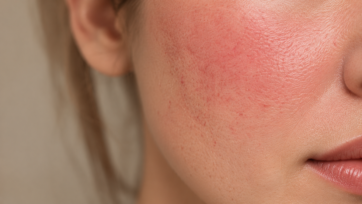 Red cheek for sensitive and redness