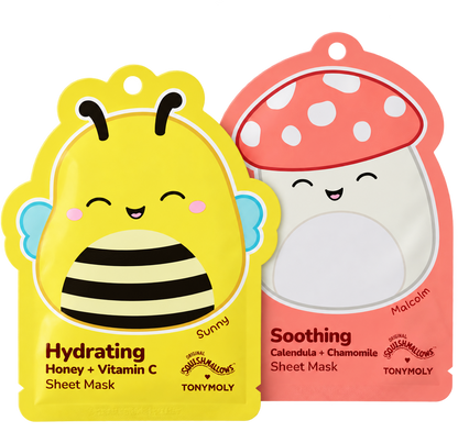 Squishmallows | Soothing & Hydrating Sheet Masks