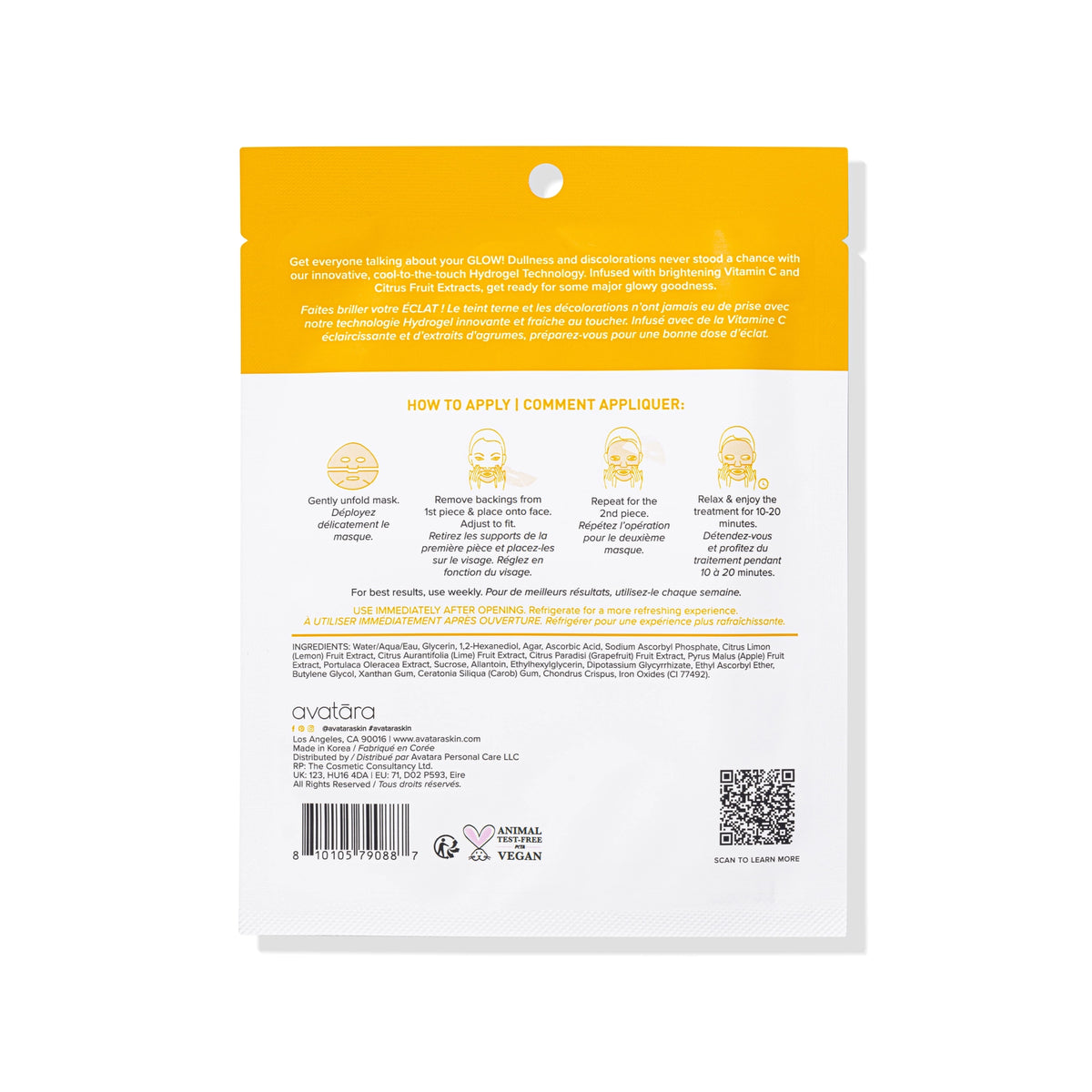Vitamin C Brightening Hydrogel Mask