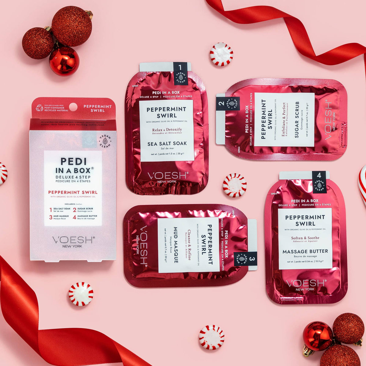 Peppermint Swirl Holiday Gift Set
