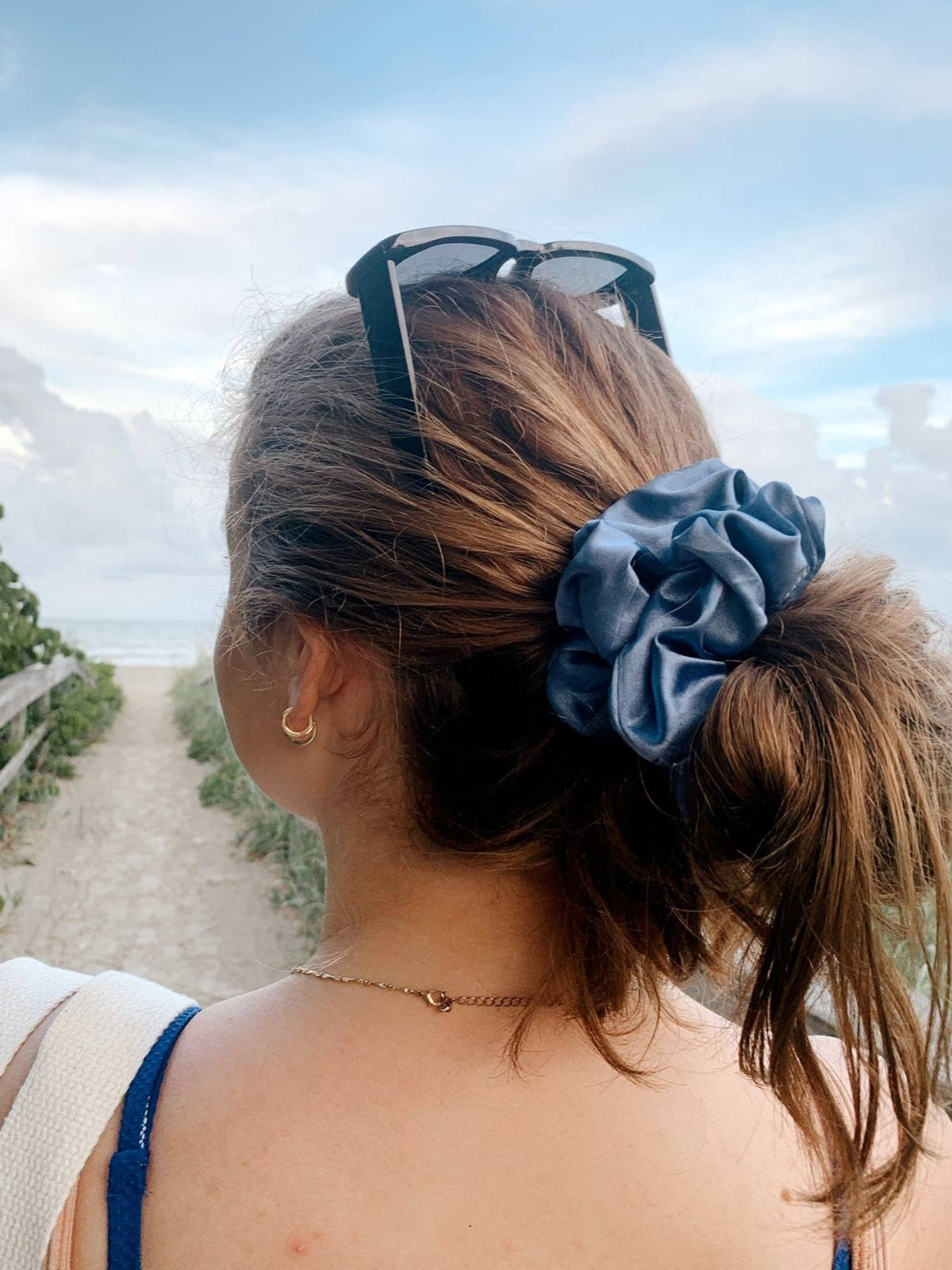 Mulberry Silk Scrunchie - Full Size